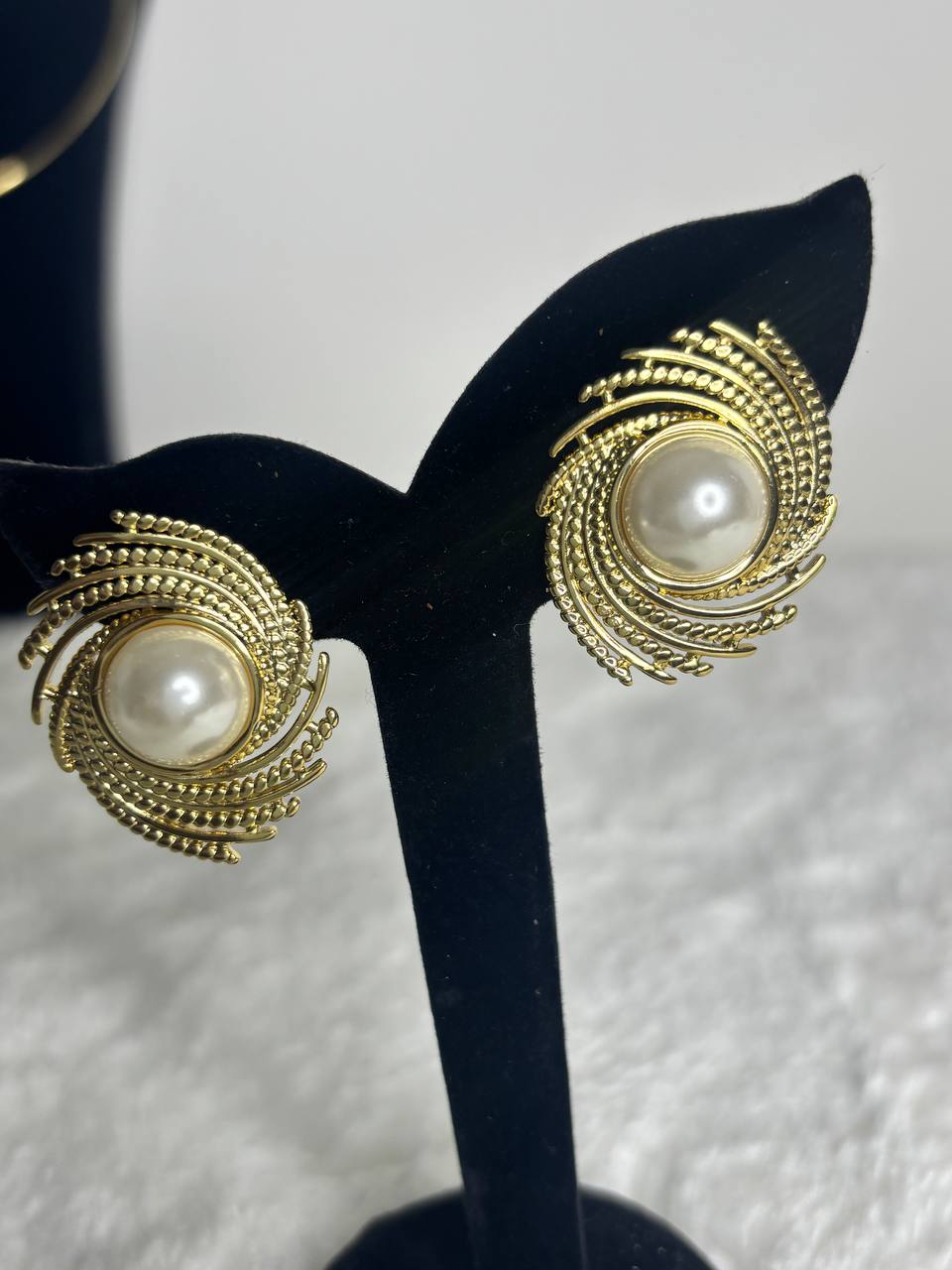 Boucles d’oreilles “Perle Solaire”