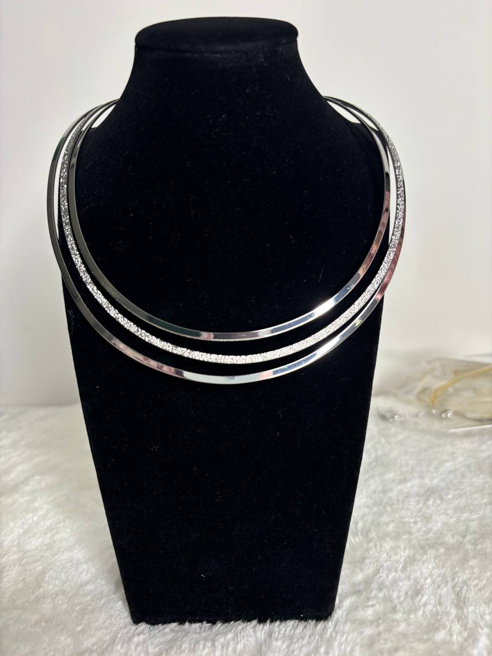 Collier “Lignes d’Argent”