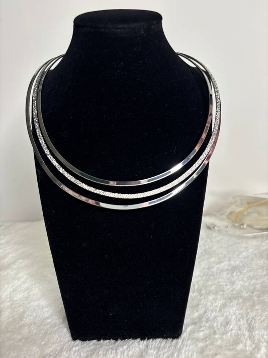 Collier “Lignes d’Argent”
