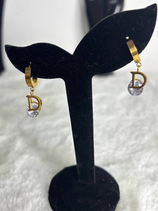 Boucles d’oreilles “Lettre d’Éclat”