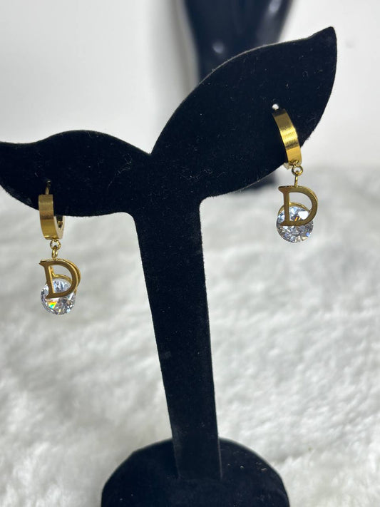 Boucles d’oreilles “Lettre d’Éclat”